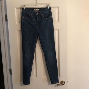 Madewell 10’ high rise skinny jeans NWOT